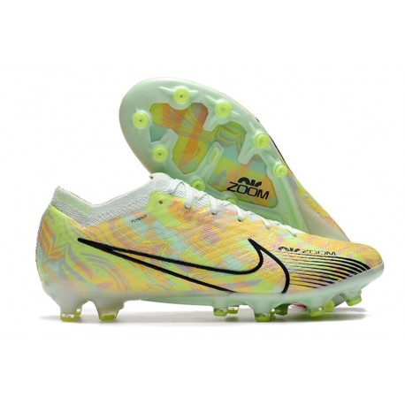 Nike Zoom Mercurial Vapor 15 Elite AG PRO Verde Orzo Blu Nerastro Arancione Total