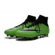 Nike Scarpa da Calcio Nuovo Mercurial Superfly FG Cristiano Ronaldo Verde Nero