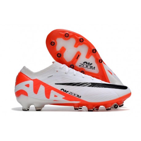 Nike Zoom Mercurial Vapor 15 Elite AG PRO Bianco Cremisi Vivace Nero