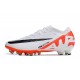 Nike Zoom Mercurial Vapor 15 Elite AG PRO Bianco Cremisi Vivace Nero