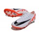 Nike Zoom Mercurial Vapor 15 Elite AG PRO Bianco Cremisi Vivace Nero