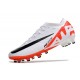 Nike Zoom Mercurial Vapor 15 Elite AG PRO Bianco Cremisi Vivace Nero