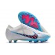 Nike Zoom Mercurial Vapor 15 Elite AG PRO Bianco Blu Baltico Rosa Blast Indigo Haze