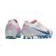 Nike Zoom Mercurial Vapor 15 Elite AG PRO Bianco Blu Baltico Rosa Blast Indigo Haze