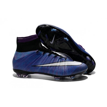 Ronaldo Scarpa Nike Mercurial Superfly 4 FG Viola Bianco Nero