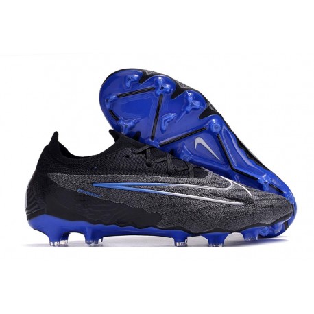 Scarpa Nike Phantom GX Elite FG Nero Cromo Hyper Royal