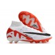 Nike Zoom Mercurial Superfly IX Elite AG Bianco Cremisi Vivace Nero