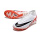 Nike Zoom Mercurial Superfly IX Elite AG Bianco Cremisi Vivace Nero