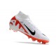 Nike Zoom Mercurial Superfly IX Elite AG Bianco Cremisi Vivace Nero
