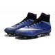 Ronaldo Scarpa Nike Mercurial Superfly 4 FG Viola Bianco Nero