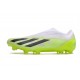 adidas X Crazyfast.1 Laceless FG Bianco Nero Core Limone Lucido