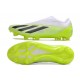 adidas X Crazyfast.1 Laceless FG Bianco Nero Core Limone Lucido