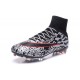 Nuove Scarpe Calcio Nike Mercurial Superfly Iv CR7 FG Nero Rosso Bianco