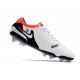 Scarpa Nike Tiempo Legend X Elite FG Bianco Nero Cremisi Vivace