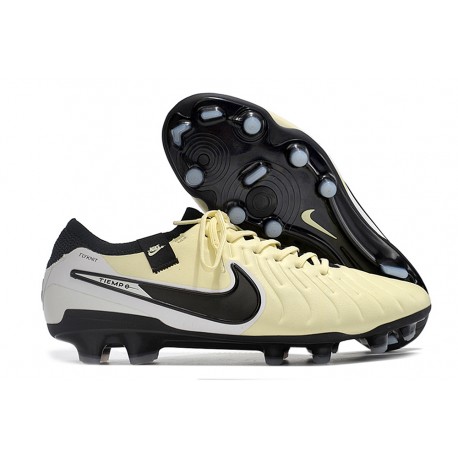Scarpa Nike Tiempo Legend X Elite FG Beige Nero