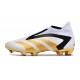 Scarpa adidas Predator Accuracy+ FG Bianco Oro Nero