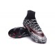 Nuove Scarpe Calcio Nike Mercurial Superfly Iv CR7 FG Nero Rosso Bianco