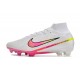 Scarpa Nike Zoom Mercurial Superfly 9 Elite FG Bianco Rosa
