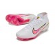 Scarpa Nike Zoom Mercurial Superfly 9 Elite FG Bianco Rosa