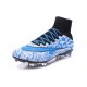 Nike Scarpa da Calcio Nuovo Mercurial Superfly FG Cristiano Ronaldo Bianco Blu