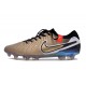 Scarpa Nike Tiempo Legend X Elite FG Future Heritage Oro Silk Metallico Moneta Nero