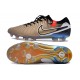 Scarpa Nike Tiempo Legend X Elite FG Future Heritage Oro Silk Metallico Moneta Nero