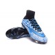Nike Scarpa da Calcio Nuovo Mercurial Superfly FG Cristiano Ronaldo Bianco Blu