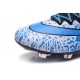 Nike Scarpa da Calcio Nuovo Mercurial Superfly FG Cristiano Ronaldo Bianco Blu