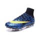 Ronaldo Scarpa Nike Mercurial Superfly 4 FG Blu Nero Giallo