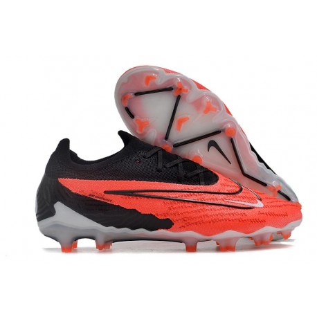 Scarpa Nike Phantom GX Elite FG Cremisi Vivace Nero Bianco