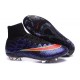 Nuove Scarpe Calcio Nike Mercurial Superfly Iv CR7 FG Viola Rosso Nero