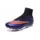 Nuove Scarpe Calcio Nike Mercurial Superfly Iv CR7 FG Viola Rosso Nero