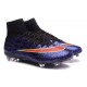 Nuove Scarpe Calcio Nike Mercurial Superfly Iv CR7 FG Viola Rosso Nero