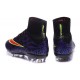 Nuove Scarpe Calcio Nike Mercurial Superfly Iv CR7 FG Viola Rosso Nero