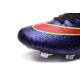 Nuove Scarpe Calcio Nike Mercurial Superfly Iv CR7 FG Viola Rosso Nero