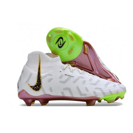 Scarpa Nike Phantom Luna NU Elite FG X WWC Bianco Nero Oro