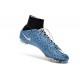 Nuove Scarpe Calcio Nike Mercurial Superfly Iv CR7 FG Safari Blu Bianco Nero
