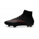 Nike Scarpa da Calcio Nuovo Mercurial Superfly FG Cristiano Ronaldo Nero Rosso