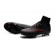 Nike Scarpa da Calcio Nuovo Mercurial Superfly FG Cristiano Ronaldo Nero Rosso