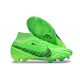 Scarpa Nike Zoom Mercurial Superfly 9 Elite FG MDS Verde Strike Nero Verde Stadium
