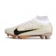 Scarpa Nike Zoom Mercurial Superfly 9 Elite FG Bianco Oro Nero