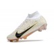 Scarpa Nike Zoom Mercurial Superfly 9 Elite FG Bianco Oro Nero