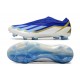adidas X Crazyfast.1 Laceless FG Messi Blu Lucido Blu Burst Bianco