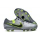 Scarpa Nike Tiempo Legend X Elite FG Grigio Nero Verde