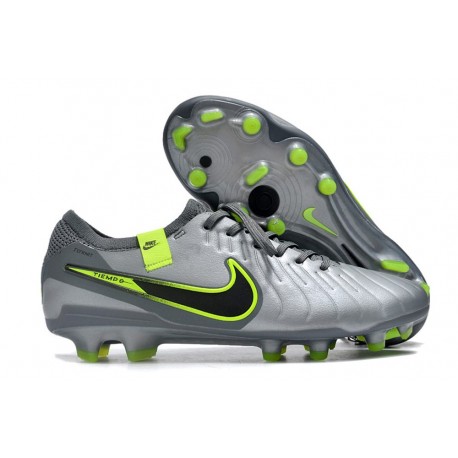 Scarpa Nike Tiempo Legend X Elite FG Grigio Nero Verde