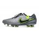 Scarpa Nike Tiempo Legend X Elite FG Grigio Nero Verde