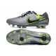 Scarpa Nike Tiempo Legend X Elite FG Grigio Nero Verde