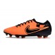 Scarpa Nike Tiempo Legend X Elite FG Arancione Nero