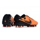 Scarpa Nike Tiempo Legend X Elite FG Arancione Nero