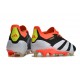 adidas Predator Elite FG Scarpa da Calcio Nero Core Bianco Rosso Solare